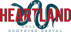 The Heartland Roll-Off Dumpster Rental Logo